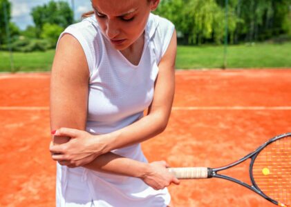 Prevención del dolor de codo por tenis